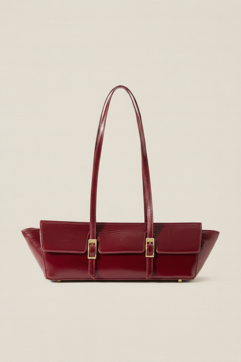 Aveline Shoulder Bag - Red