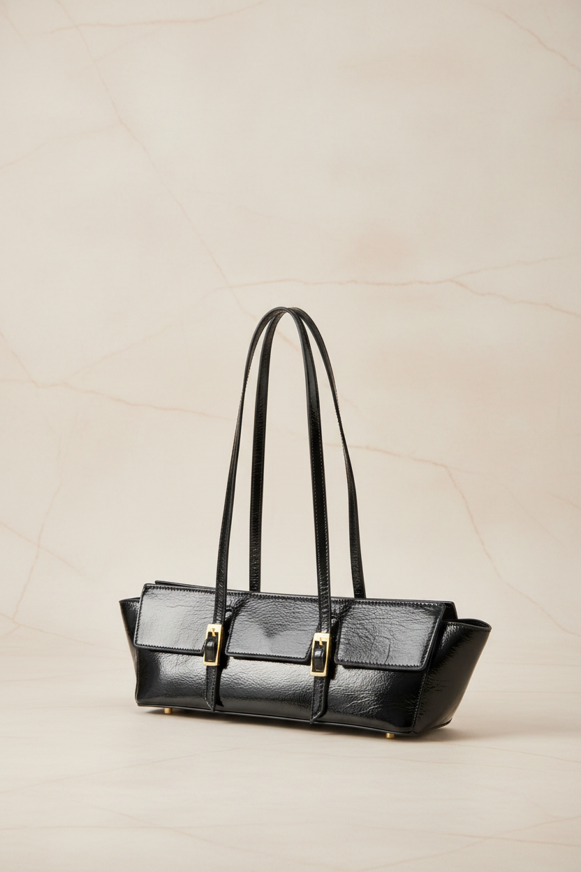 Aveline Shoulder Bag - Black