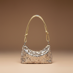 SpakLuxe Shoulder Bag - Gold Sequin