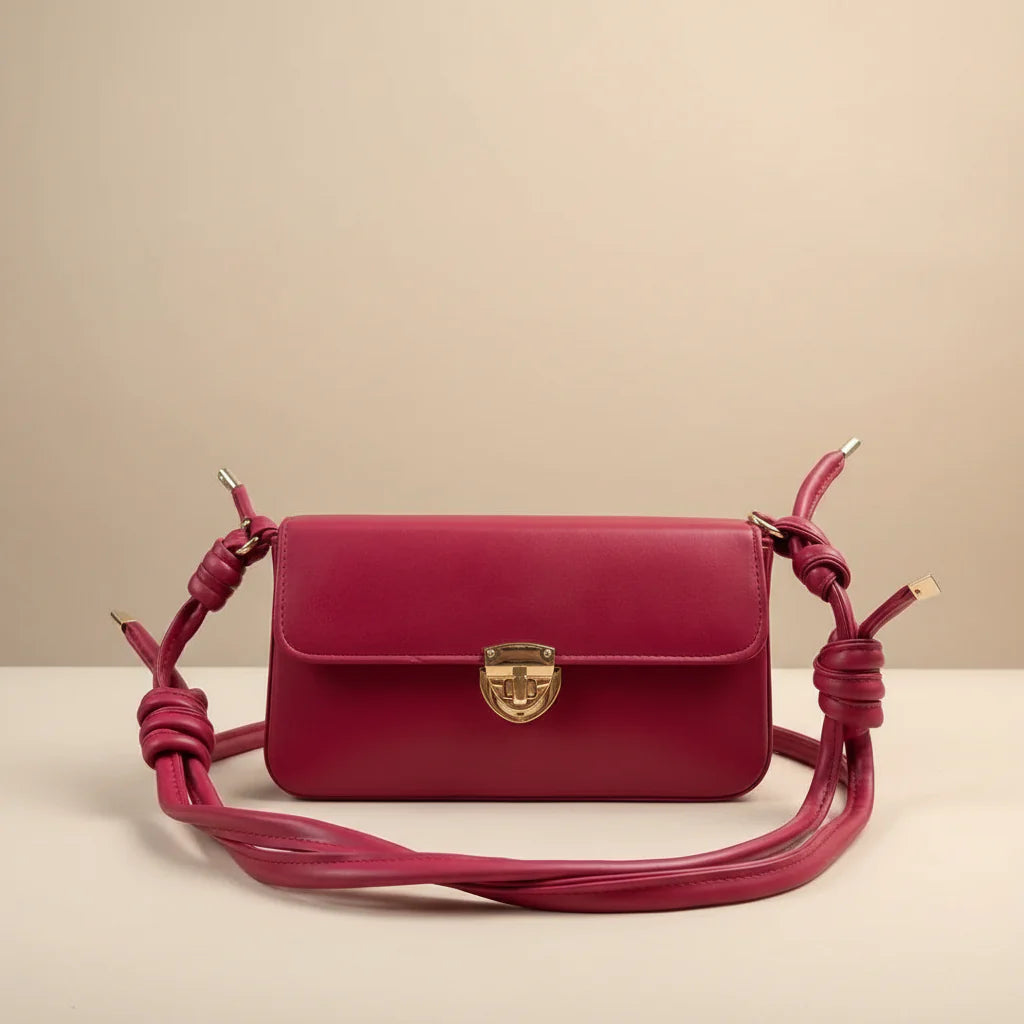 Marvelle Shoulder Bag - Cherry Red