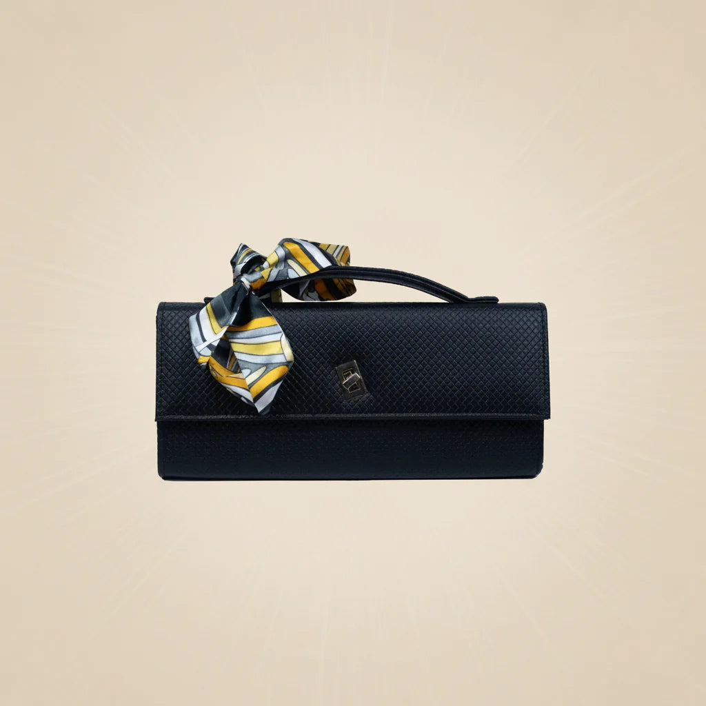 Élan Noir Hand Bag - Black